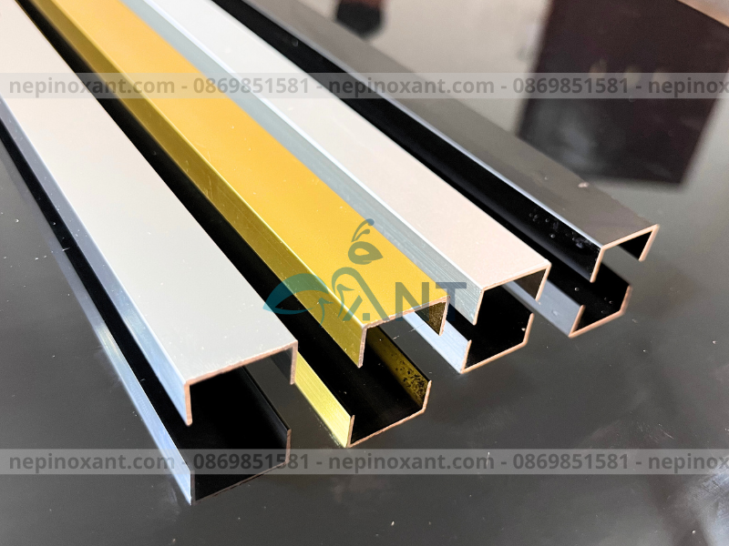 3 loại nẹp chữ U phổ biến