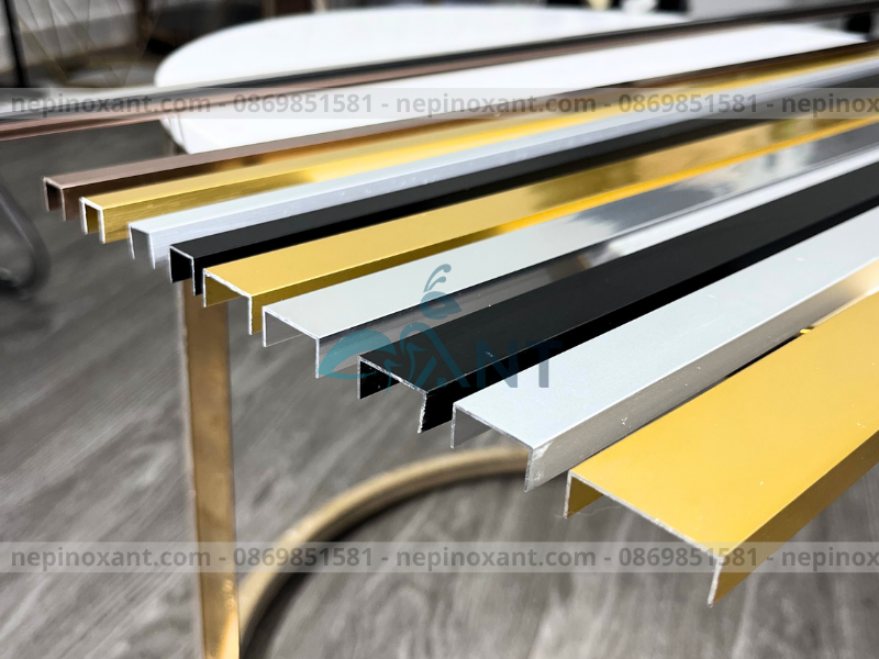 3 loại nẹp chữ U phổ biến