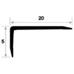 NẸP NHÔM L20 CHÂN 5 MM