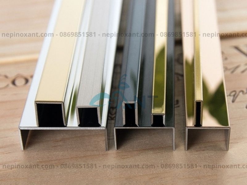 Nẹp inox giúp không gian nội thất sang trọng