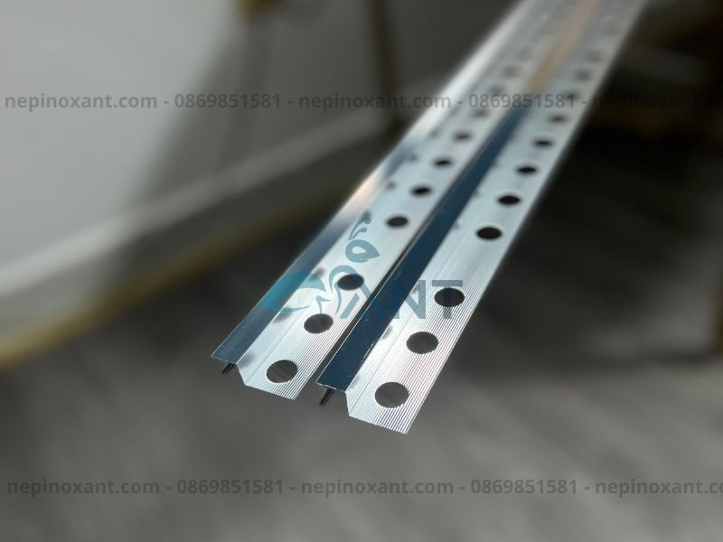 Nẹp nhôm bo góc vuông ANT