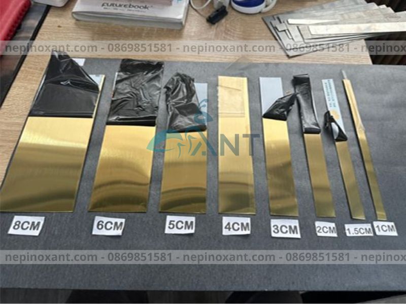 Xu hướng sử dụng nẹp inox trang trí trong năm 2025