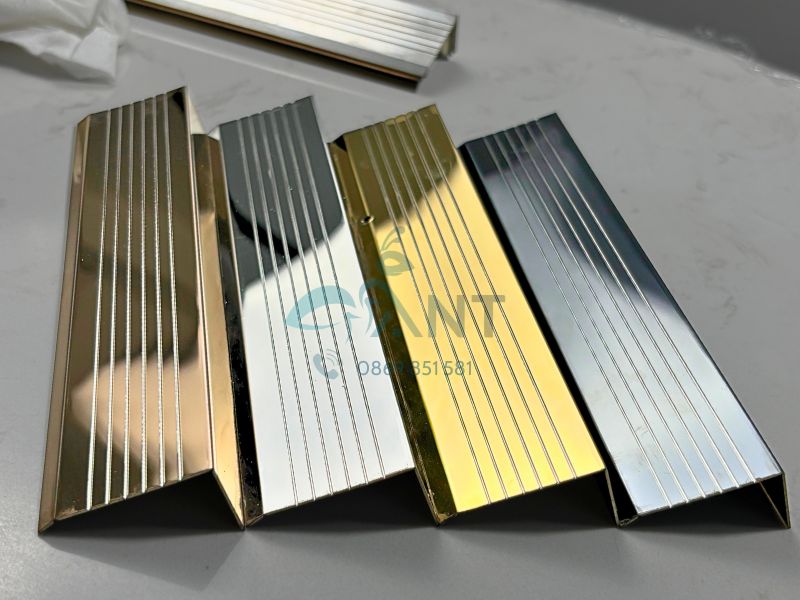 Gợi ý phối màu nẹp inox trang trí