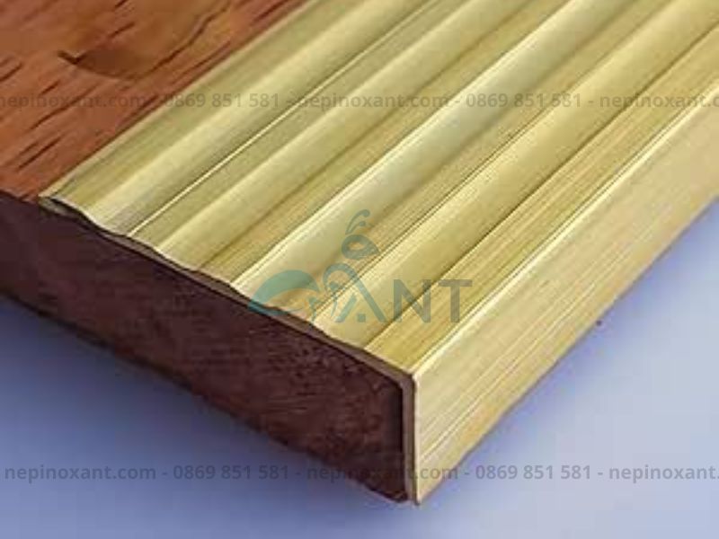 Nẹp đồng sàn gỗ chữ L