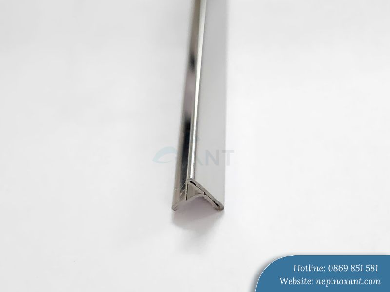 Nẹp chữ T inox Trắng gương