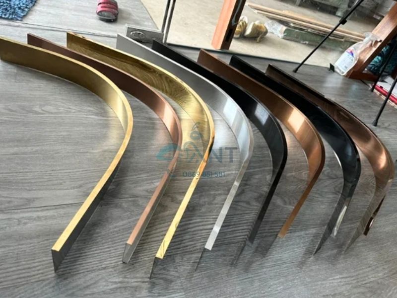 Nẹp inox chữ R ốp trần