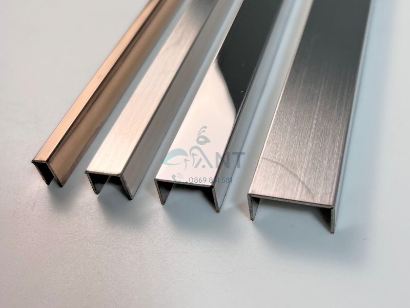 Nẹp inox chữ U ốp gạch