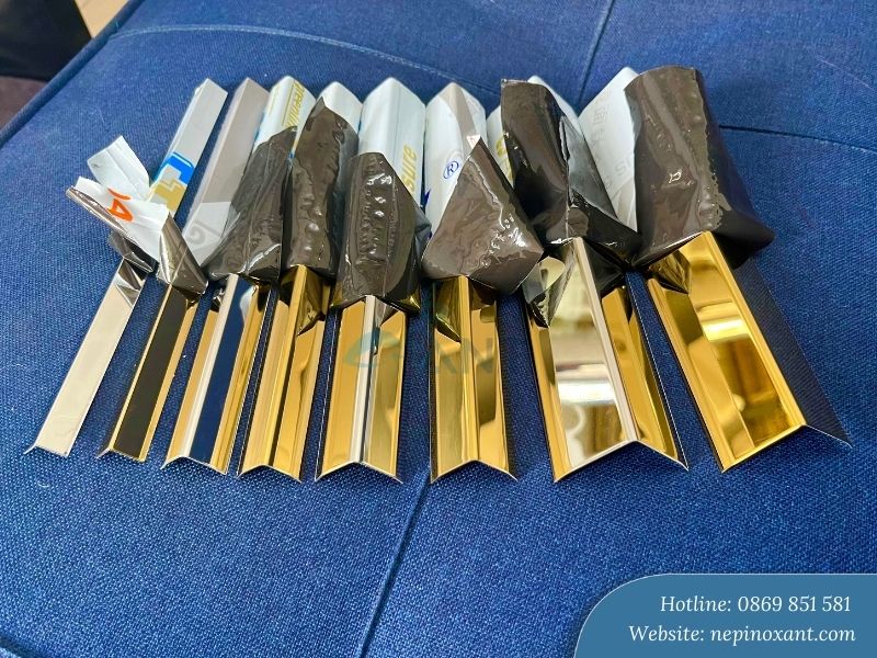 Nẹp inox góc tường chữ V