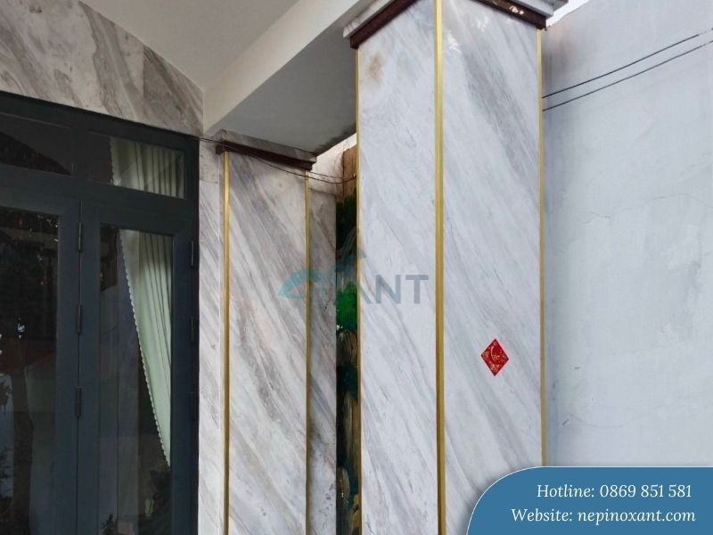 Nẹp inox ốp góc cột