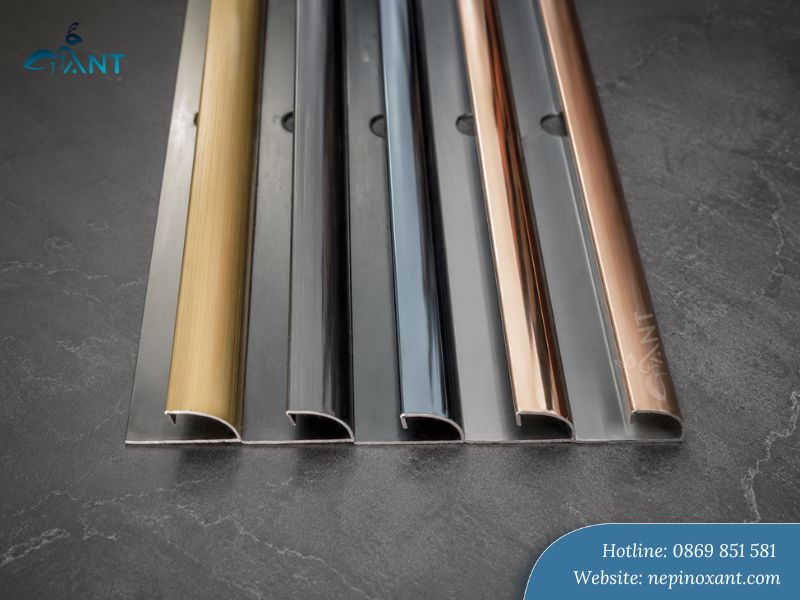 Ảnh nẹp inox góc tròn YC hàng inox 304