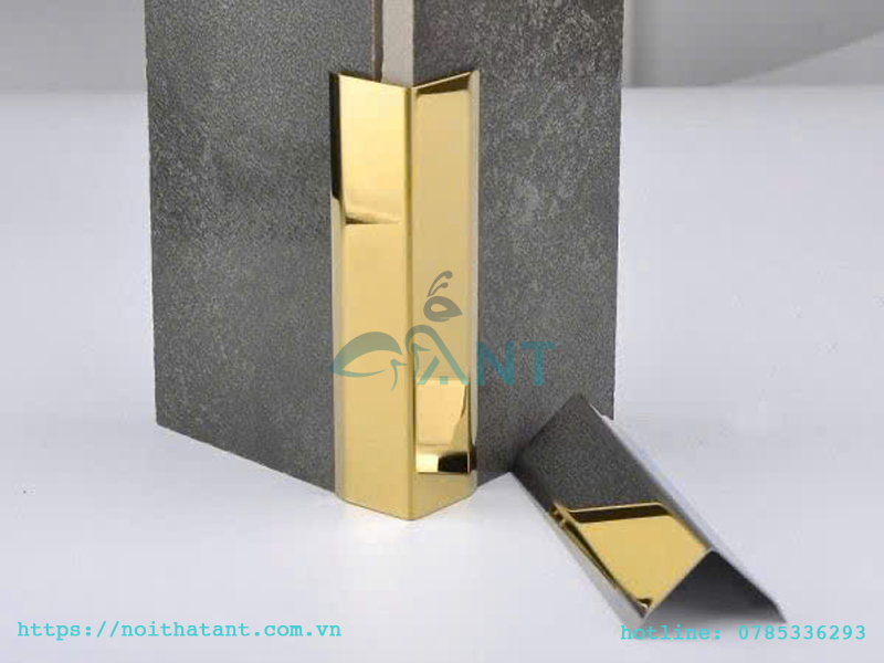 Nẹp V20 inox 304 ốp góc vuông