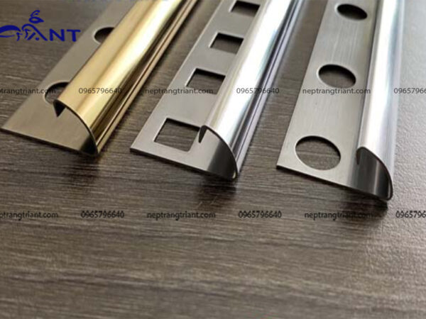 Nẹp inox góc tròn YC10