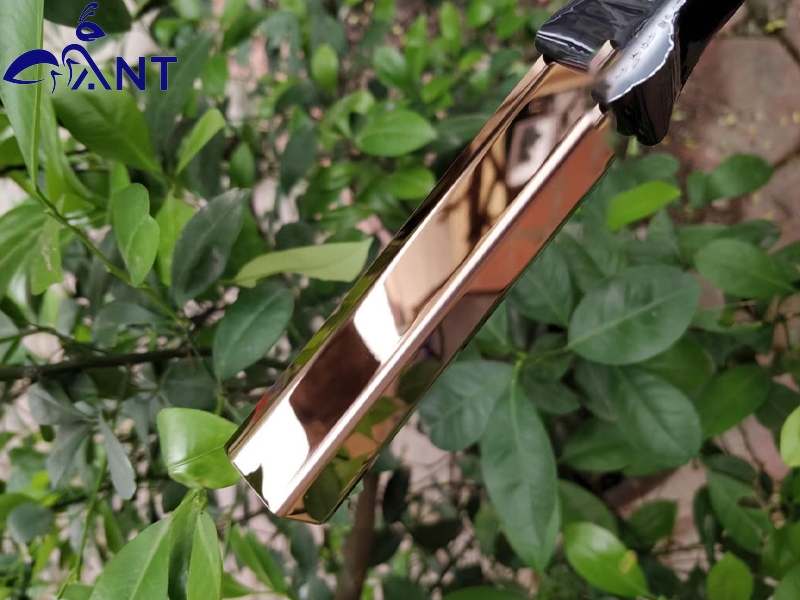 Nẹp inox V15 màu hồng