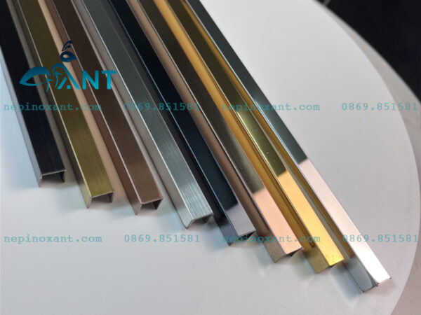 Nẹp inox chữ U10mm