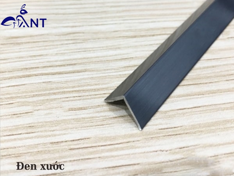 Nẹp inox V10 đen xước