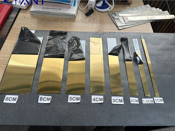 Cuộn la inox vàng xước