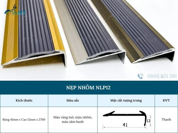 Nẹp nhôm NLP12