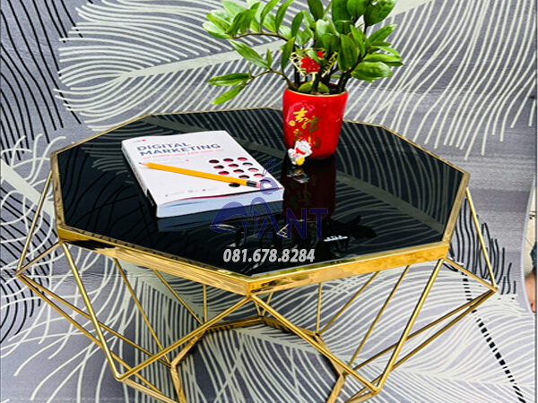 BÀN INOX SOFA BT5 MẠ VÀNG GƯƠNG