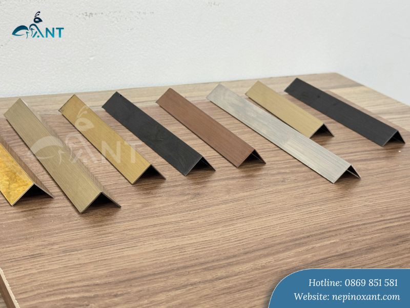 Nẹp inox ốp trường tại ANT đủ màu