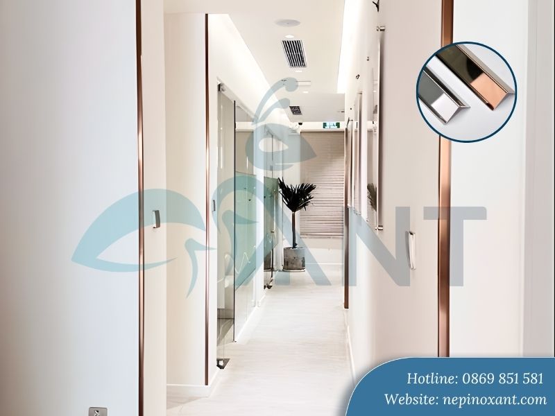 Nẹp V inox ốp cạnh