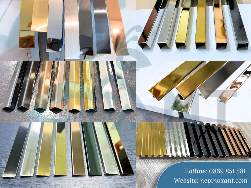 Inox 304 luôn được ưu tiên vì độ bền cao và khả năng lên màu mạ đẹp, ổn định.