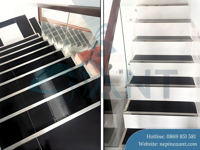 Nên chọn loại nẹp chống trơn cầu thang nào?