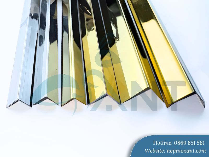 Nẹp góc ốp gạch inox chữ V