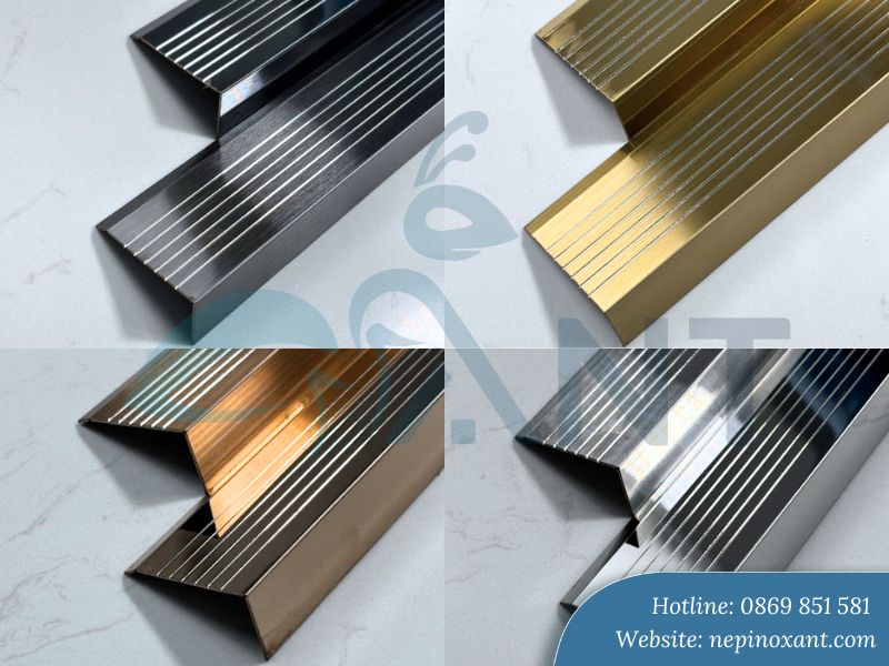 Nẹp Inox chống trượt chữ L