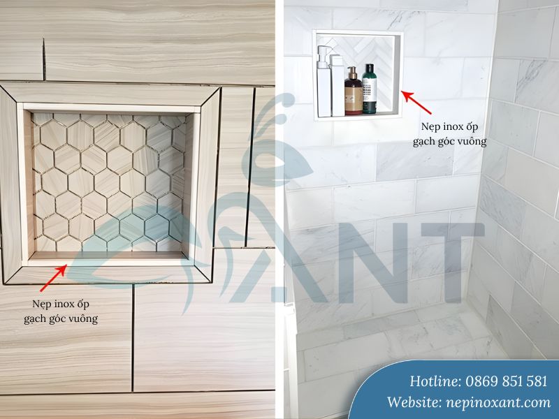 Lợi ích thực tế khi sử dụng nẹp inox ốp gạch góc vuông