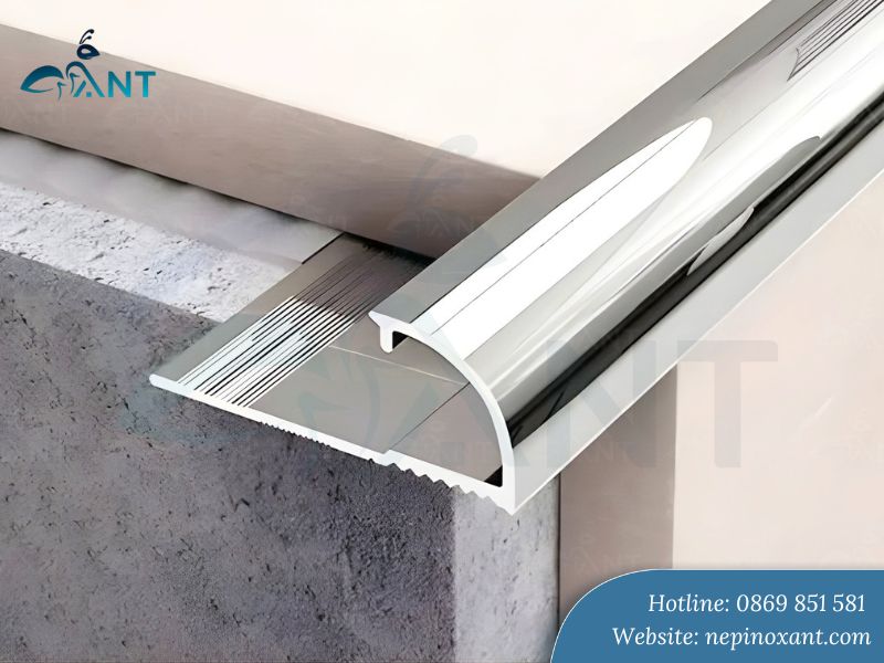 Hướng dẫn thi công nẹp nhôm YC bo góc tròn