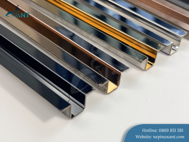 Báo giá nẹp inox mạ PVD