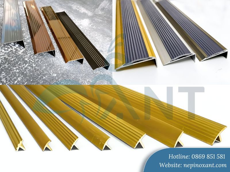 Các dòng nẹp chống trượt tam cấp phổ biến tại ANT