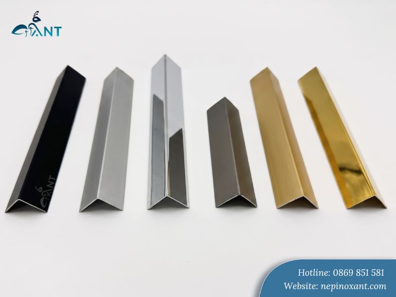 Báo giá nẹp V nhôm 20x20 đủ màu tại ANT