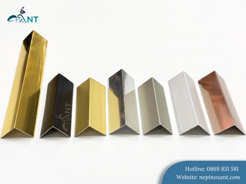 Báo giá nẹp V nhôm 30x30 đủ màu tại ANT
